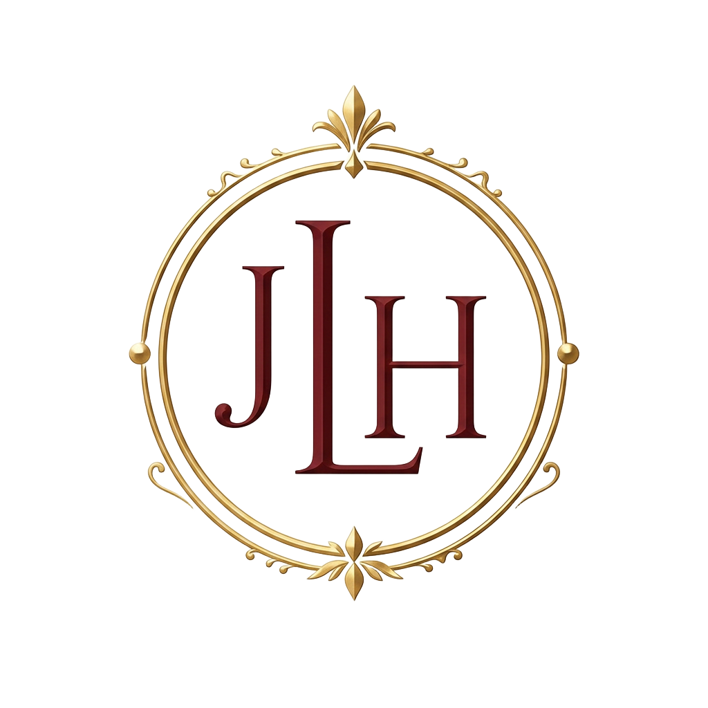 JLH monogram crest — Jen's Luxury Holidays
